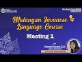 Malangan javanese language  meeting 01