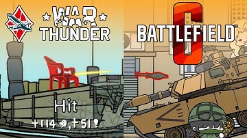 M1 Abrams in WarThunder VS Battlefield6