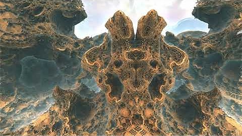Twilight Surface 3d Space Fractal Flyby - 60FPS - WQHD - 3d Fractal Animation