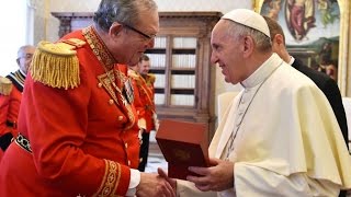 Pope Francis sacks the Grand Master of the Knights of Malta HD video Image of Pope Francis sacks the Grand Master of the Knights of Malta HD video