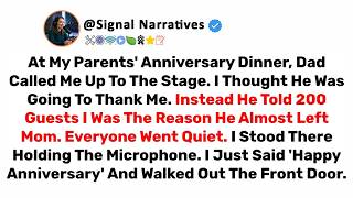 Dad Told 200 Guests I Almost Ruined His Marriage. Then He Needed My Help To Save His Business.