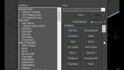 3ds Max for the absolute beginner - 05. Modifier Buttons
