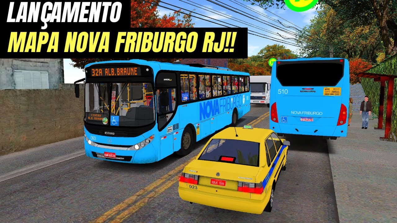 LANÇAMENTO!! MOD MAPA LEVE E REALISTA DO RIO DE JANEIRO COM FAVELAS E SERRAS  -  OMSI 2  + G920