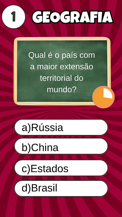 Quiz de Geografia - Só Geografia