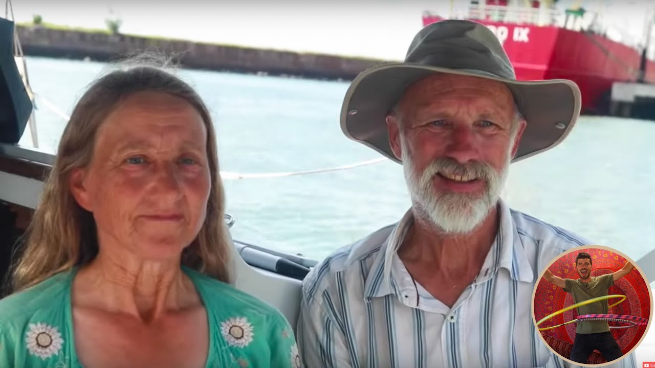 60 year old couple crosses the Pacific Ocean on 25 foot without engine?