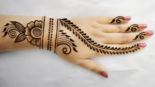 #Simple Arabic Mehndi Art Designs for hand 2019 *#New Latest Mehndi designs *Beautiful henna on hand screenshot 4