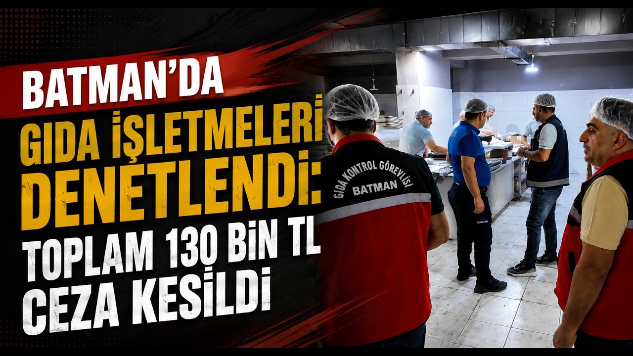 Batman&rsquo;da gıda işletmeleri denetlendi:Batman&rsquo;da o merkezin yaş aralığı genişledi