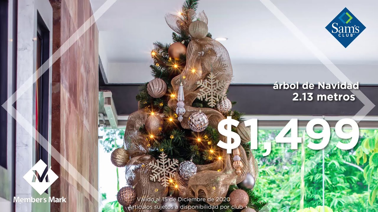 Member’s Mark Árbol Navideño Sam’s Club YouTube