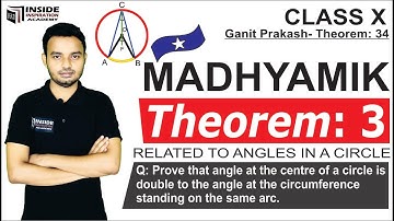 Theorem related to Circles | Madhyamik Theorem 34 | Ganit Prakash Chapter 7 | Class 10 | Maths IIA