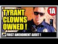 IGNORANT COPS ROASTED & SCHOOLED HARD !! Las Vegas Nevada - First Amendment Audit - Amagansett Press