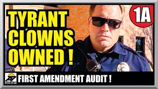 IGNORANT COPS ROASTED & SCHOOLED HARD !! Las Vegas Nevada  First Amendment Audit  Amagansett Press