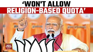 ‘Congress Planning Religion-Based Quota’, PM Modi in Karnataka | Lok Sabha Election 2024
