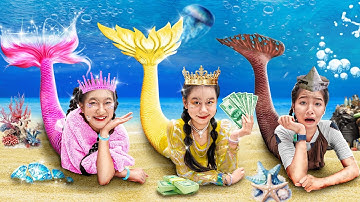 Nàng Tiên Cá Nghèo Vs Giàu Vs Siêu Giàu! Ai Là Nàng Tiên Cá Đẹp Nhất?