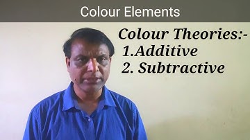 PR 201 Unit 4 Part 1 Colour Elements  By Vivek kumar Srivastava