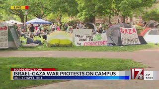 Israel-Gaza war protests on campus at Duke and UNC-Chapel Hill