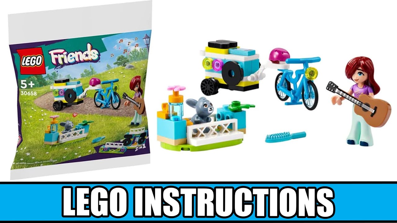 Friends - Mobile Music Trailer LEGO instructions