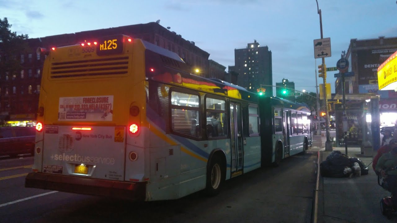 RARE MTA NYCT Bus 2018 Novabus LFSA Smartbus 5509 On The M125 loan RARE MTA NYCT Bus 2018 Novabus LFSA Smartbus 5509 On The M125 loan