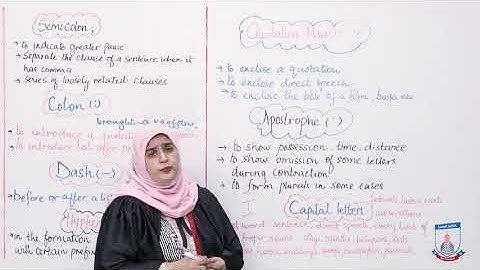 Class 8 - English - Unit 23 - Lecture 8 The Grammar Tree - Punctuation - Allied Schools