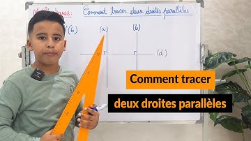 Comment tracer deux droites parallèles?