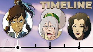 The Complete Legend Of Korra Timeline | Channel Frederator