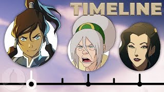 The complete legend of korra timeline ...