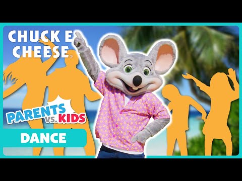 Parents vs Kids | Beach Party Bash | Chuck E. Cheese Dance Challenge