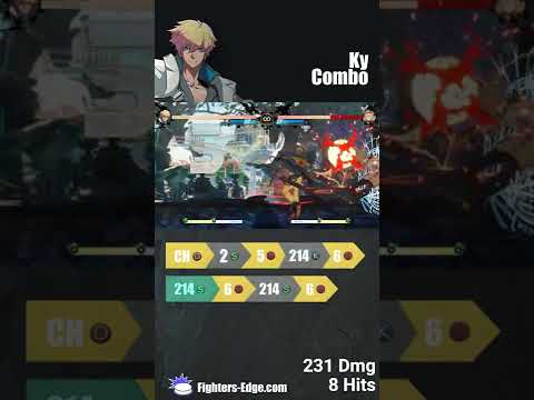 Ky 2D counter hit combo #ggst_ky #kykiske #ggst #guiltygear #strive #fgc #combos #shorts