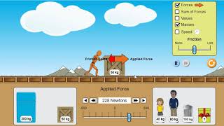 Phet Friction #2a