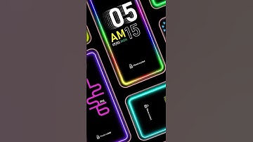 Phone Me Border Light Kaise Lagaye || How to use  Edge Lighting || AOD light kaise lagaye portrait