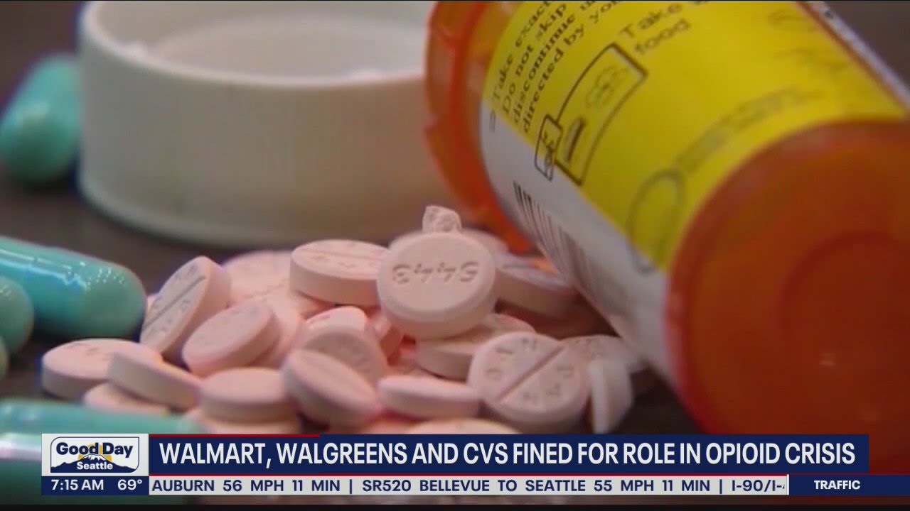 Walgreens, Walmart and CVS ordered to pay $650 million over opioid