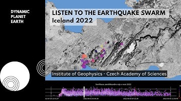 Listen to the earthquake swarm in Iceland in 2022