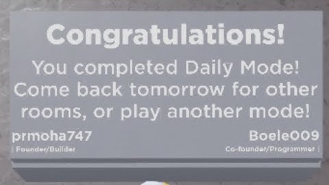 Roblox Find The Button *Daily Mode*