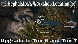 Assassin's Creed Odyssey Hephaistos's Workshop Location