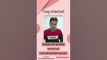 Student Successfully Placed | Java Full Stack Development | Jspiders Marathahalli | Rasmikant Behera