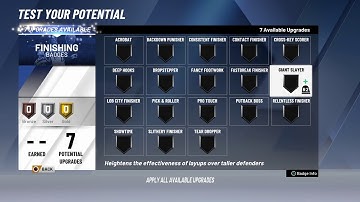 ALL NBA2K20 SLASHER BADGES