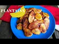 Pan fried plantains  how to cook plantains  easy plantain recipe