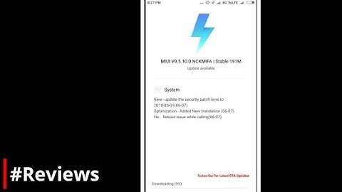 MIUI 9 Global Stable ROM V9.5.10.NCKMIFA for Redmi 5A