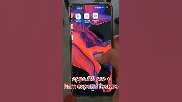 oppo f19 pro plus ram extension feature