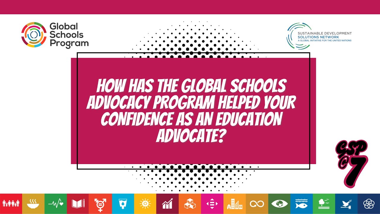 Our Advocates thoughts on the impact of the Global Schools Advocate ...