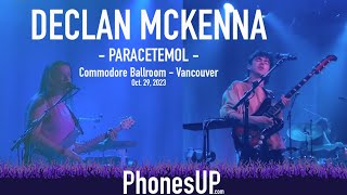 Paracetamol - Declan McKenna Live - Vancouver - 10/29/23 - PhonesUP