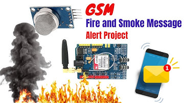 How to make GSM based Fire Alert and smoke alert System Call and SMS Notification using Arduino