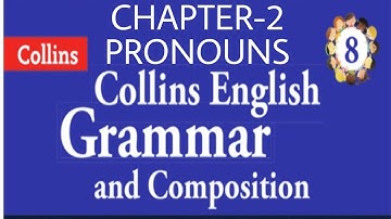 🔴COLLINS ENGLISH GRAMMAR ||CLASS-8TH ||PRONOUNS