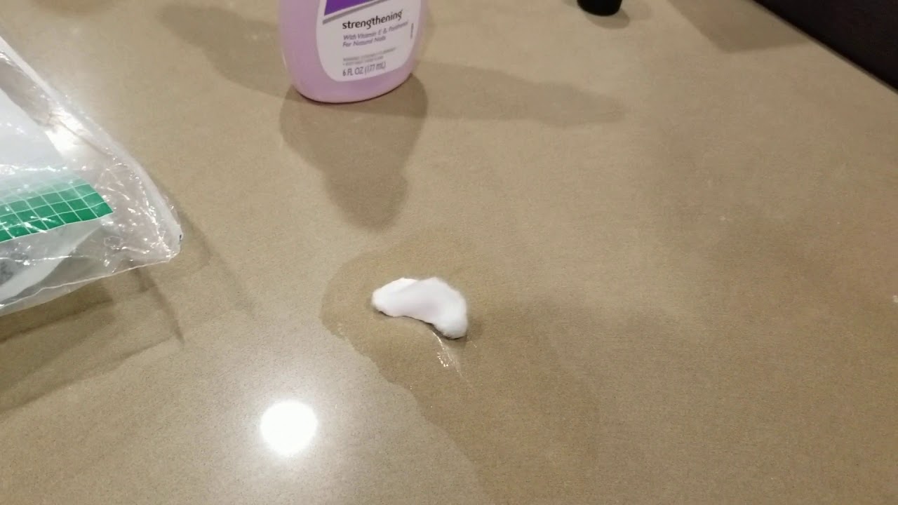 How To Remove Super Glue From A Quartz Countertop Youtube