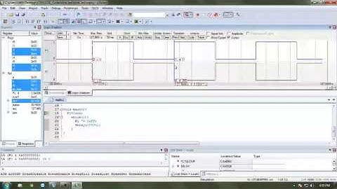 Keil C51 Logic Analyzer Simulation