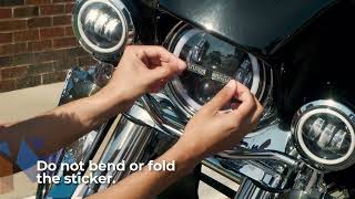 PIKEPASS: Motorcycle Sticker Installation
