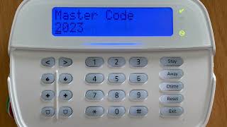 DSC NEO retrieves the master code