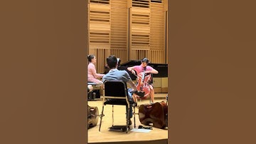 Thumbnail of Playing #Saint-Saens #Cello Concerto for a masterclass #shorts #saintsaens #celloconcerto