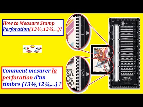 Vidéo: Comment mesurer les perforations sur les timbres ?