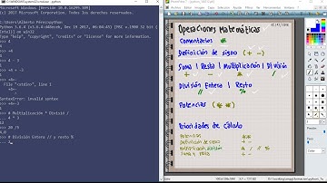 Python 002 Operaciones Matemáticas