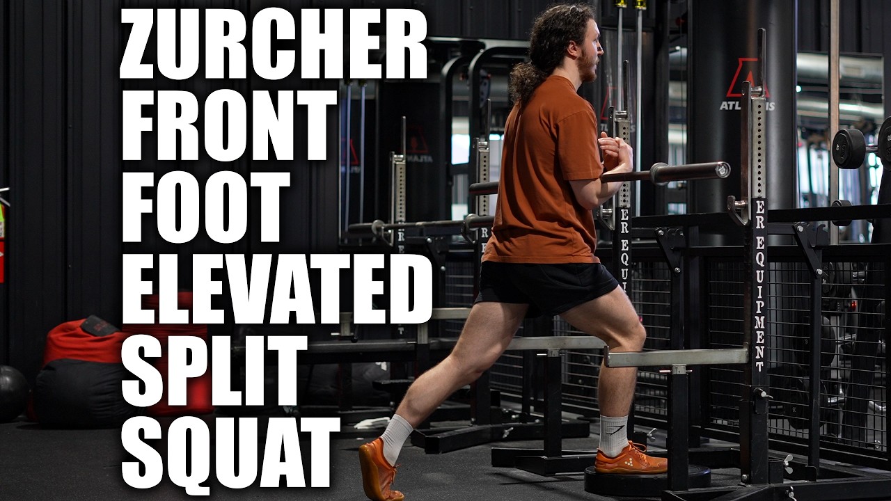 Zurcher Front Foot Elevated Split Squat - YouTube